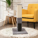 31 inch Tall Cat Scratching Post Claw Scratcher with Sisal Rope and 2 plush Ball-Gray by LJGDeals