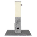 31 inch Tall Cat Scratching Post Claw Scratcher with Sisal Rope and 2 plush Ball-Gray by LJGDeals