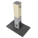 31 inch Tall Cat Scratching Post Claw Scratcher with Sisal Rope and 2 plush Ball-Gray by LJGDeals