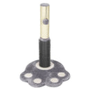 20.5 inch Tall Cat Scratching Post Claw Scratcher with Sisal Rope and Plush Ball-Gray by LJGDeals
