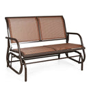 Swing Glider Chair 48 Inch Loveseat Rocker Lounge Backyard by LJGDeals