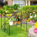 2-Tier Metal Plant Stand Garden Shelf by LJGDeals