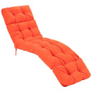 Outdoor Lounge Chaise Cushion with String Ties for Garden Poolside by LJGDeals