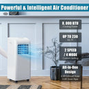 8000 BTU(Ashrae) Portable Air Conditioner with Dehumidifier Function by LJGDeals
