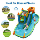 Inflatable Water Slide Kids Bounce House Splash Water Pool with 735W Blower by LJGDeals