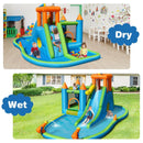 Inflatable Water Slide Kids Bounce House Splash Water Pool with 735W Blower by LJGDeals