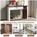 48 Inch Console Table with Drawer and Cabinet by LJGDeals