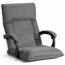 14-Position Adjusting Lazy Sofa Chair with Waist Pillow and Armrests by LJGDeals