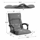 14-Position Adjusting Lazy Sofa Chair with Waist Pillow and Armrests by LJGDeals