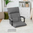 14-Position Adjusting Lazy Sofa Chair with Waist Pillow and Armrests by LJGDeals