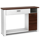 48 Inch Console Table with Drawer and Cabinet by LJGDeals