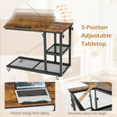 Adjustable C-Shaped Bedside Table by LJGDeals