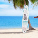 10.5 ft Inflatable Stand Up Paddle Board Surfboard with Aluminum Paddle Pump by DirectDeals