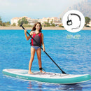 10.5 ft Inflatable Stand Up Paddle Board Surfboard with Aluminum Paddle Pump by LJGDeals