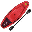 6 Feet Youth Kids Kayak with Bonus Paddle and Folding Backrest for Kid Over 5 by LJGDeals