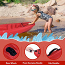 6 Feet Youth Kids Kayak with Bonus Paddle and Folding Backrest for Kid Over 5 by LJGDeals
