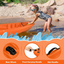 6 Feet Youth Kids Kayak with Bonus Paddle and Folding Backrest for Kid Over 5 by LJGDeals