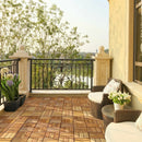 27 Pieces 12 x 12 Inch Acacia Wood Interlocking Patio Deck Tile by LJGDeals