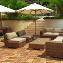27 Pieces 12 x 12 Inch Acacia Wood Interlocking Patio Deck Tile by LJGDeals