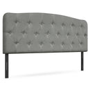 Faux Linen Headboard with Adjustable Heights by LJGDeals