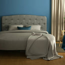Faux Linen Headboard with Adjustable Heights by LJGDeals