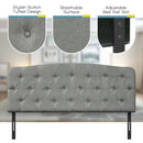 Faux Linen Headboard with Adjustable Heights by LJGDeals