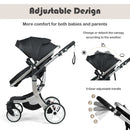 Folding Aluminum Infant Reversible Stroller with Diaper Bag by LJGDeals