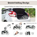 Folding Aluminum Infant Reversible Stroller with Diaper Bag by LJGDeals