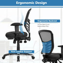 Ergonomic Mesh Office Chair with Adjustable Back Height and Armrests by DirectDeals
