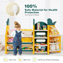 3-in-1 Kids Toy Storage Organizer with Bookshelf Corner Rack by LJGDeals