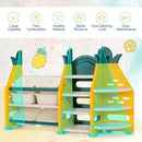 3-in-1 Kids Toy Storage Organizer with Bookshelf Corner Rack by LJGDeals