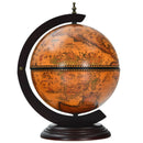 19 Inch 16th Century Nautical Map Tabletop Globe Wine Cabinet-Brown by LJGDeals