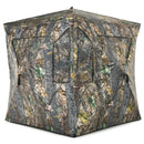 3 Person Portable Pop-Up Ground Tent with Gun Ports and Carrying Bag by LJGDeals
