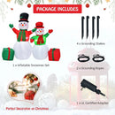 6 Feet Christmas Inflatable Snowmen Blow Up Christmas Decoration by LJGDeals