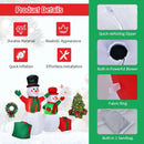 6 Feet Christmas Inflatable Snowmen Blow Up Christmas Decoration by LJGDeals