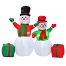 6 Feet Christmas Inflatable Snowmen Blow Up Christmas Decoration by LJGDeals