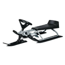 Kids Snow Sled with Steering Wheel and Double Brakes Pull Rope by LJGDeals
