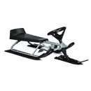 Kids Snow Sled with Steering Wheel and Double Brakes Pull Rope by LJGDeals