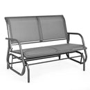 Swing Glider Chair 48 Inch Loveseat Rocker Lounge Backyard by LJGDeals