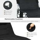 4-Fold Oversize Padded Folding Lounge Chair with Removable Soft Mattress by LJGDeals