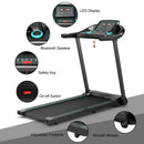 2.25HP Electric Running Machine Treadmill with Speaker and APP Control by LJGDeals