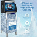 353lbs/24H Commercial Ice Maker with 198lbs Bin by LJGDeals