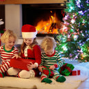 Pre-lit Multi-Colored Fiber Optic Spruce Artificial Christmas Tree by LJGDeals