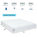 10 Inch Air Foam Pressure Relief Bed Mattress with Jacquard Soft Cover by LJGDeals