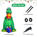 6 Feet Christmas Inflatable Dinosaur for Indoor and Outdoor by LJGDeals