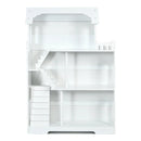 Kids Wooden Dollhouse Bookshelf with Anti-Tip Design and Storage Space by LJGDeals