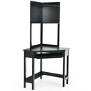 Corner Computer Desk with Hutch and Storage Shelves by LJGDeals