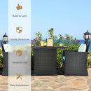 11 Pieces Patio Dining Set with 15 Feet Double-Sided Patio Umbrella Base Included by LJGDeals