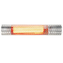 1500W Indoorand Outdoor Electric Heater with 2 Power Settings -Silver by LJGDeals