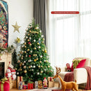 Pre-Lit Snowy Christmas Hinged Tree with Multi-Color Lights by LJGDeals